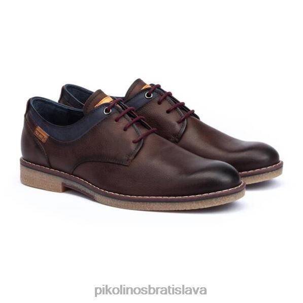 obuv olmo Pikolinos 640B4943 irun derby topánky s jedinečným farebným kontrastom okolo členku muži