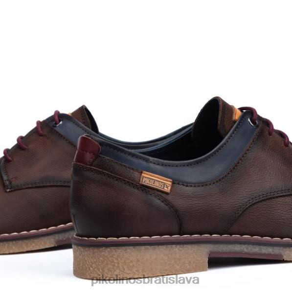 obuv olmo Pikolinos 640B4943 irun derby topánky s jedinečným farebným kontrastom okolo členku muži