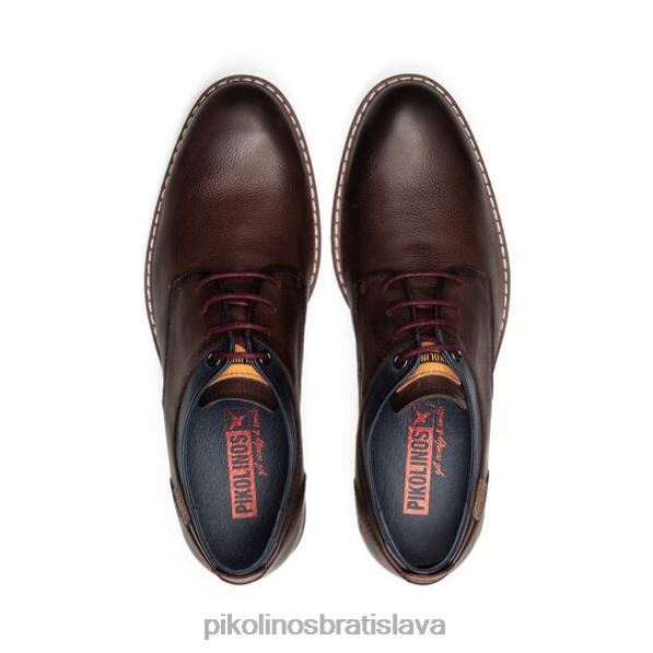 obuv olmo Pikolinos 640B4943 irun derby topánky s jedinečným farebným kontrastom okolo členku muži