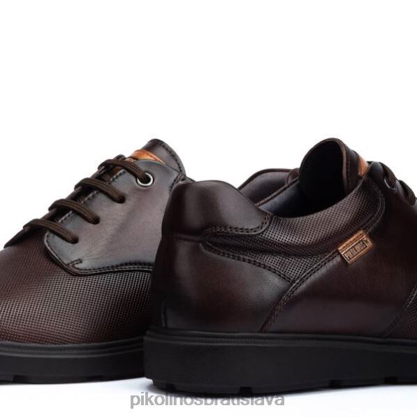 obuv olmo Pikolinos 640B4957 Šnurovacie kožené derby topánky durango so zvetraným dizajnom muži