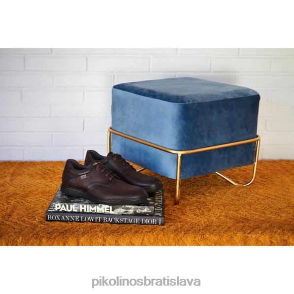 obuv olmo Pikolinos 640B4957 Šnurovacie kožené derby topánky durango so zvetraným dizajnom muži