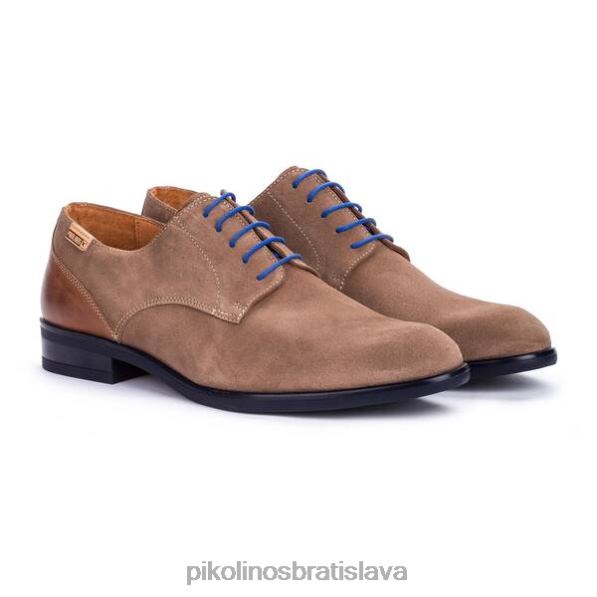 obuv taupe Pikolinos 640B4955 bristol bristol šnurovacia topánka muži