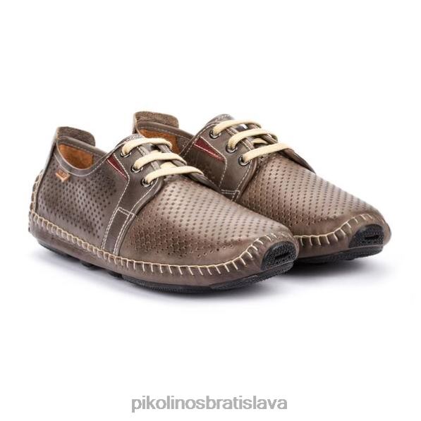 obuv tmavošedý Pikolinos 640B4913 jerez jerez topánky na šnurovanie muži