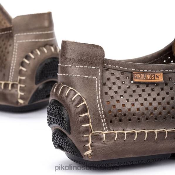 obuv tmavošedý Pikolinos 640B4913 jerez jerez topánky na šnurovanie muži