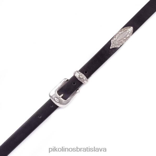 príslušenstvo čierna Pikolinos 640B41046 opasok s kovovou prackou cinturones muži