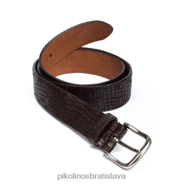 príslušenstvo olmo Pikolinos 640B41047 cinturones reliéfny kožený opasok muži