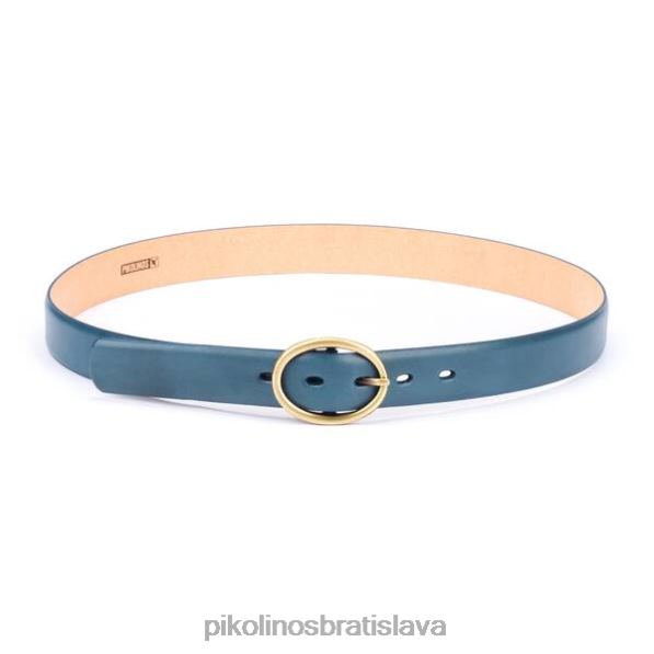 príslušenstvo zafír Pikolinos 640B4843 kožený opasok cinturones s kvetinovým rytým vzorom ženy