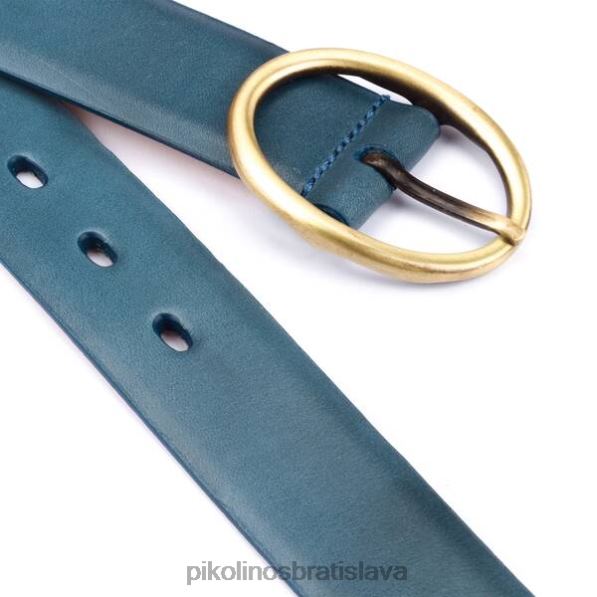 príslušenstvo zafír Pikolinos 640B4843 kožený opasok cinturones s kvetinovým rytým vzorom ženy