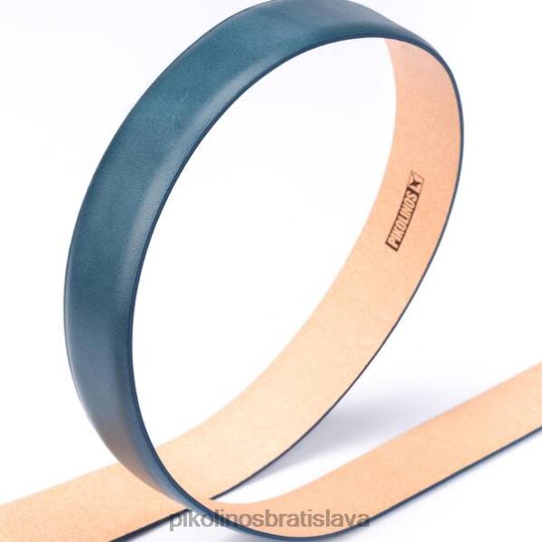 príslušenstvo zafír Pikolinos 640B4843 kožený opasok cinturones s kvetinovým rytým vzorom ženy