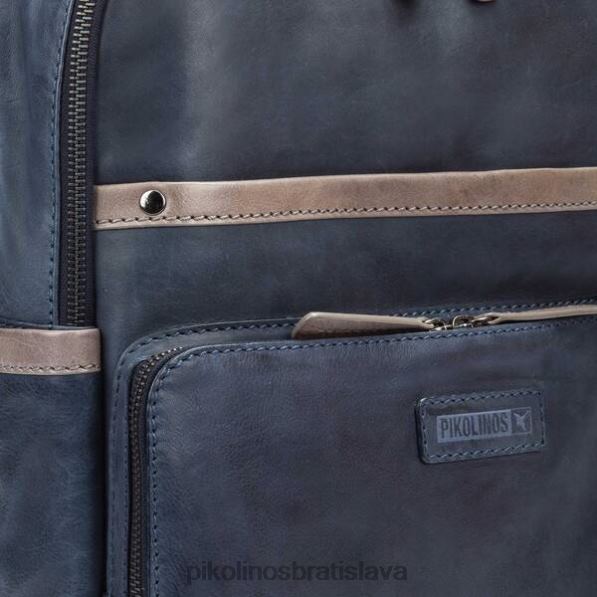 príslušenstvo Modrá Pikolinos 640B4661 kožený batoh salazar muži