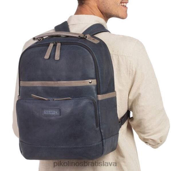 príslušenstvo Modrá Pikolinos 640B4661 kožený batoh salazar muži