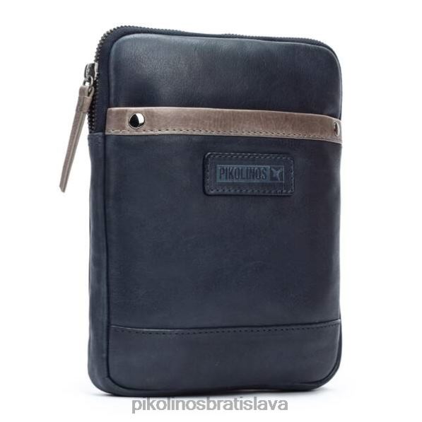 príslušenstvo Modrá Pikolinos 640B4663 taška cez rameno salazar s vyšívanými detailmi muži