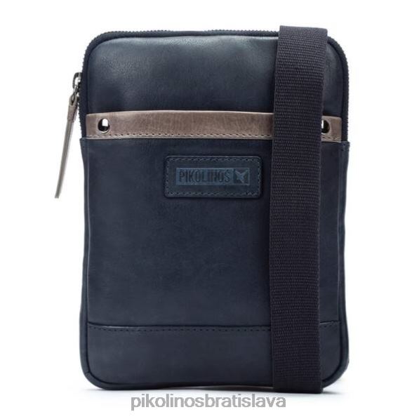 príslušenstvo Modrá Pikolinos 640B4663 taška cez rameno salazar s vyšívanými detailmi muži