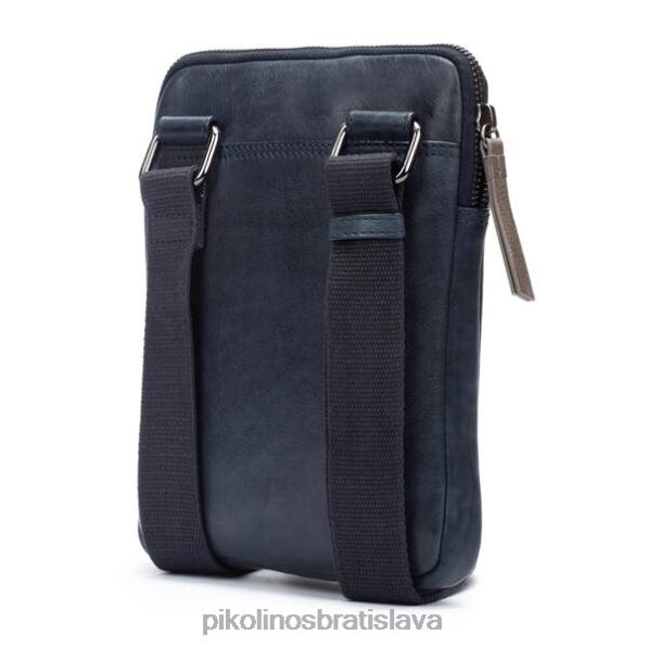 príslušenstvo Modrá Pikolinos 640B4663 taška cez rameno salazar s vyšívanými detailmi muži