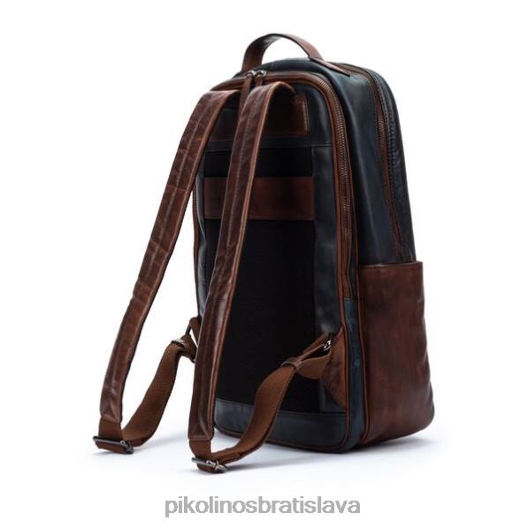 príslušenstvo Modrá Pikolinos 640B4667 belmonte kožený ruksak belmonte muži