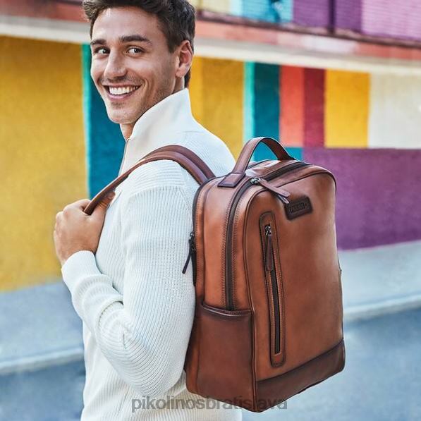 príslušenstvo brandy Pikolinos 640B4666 belmonte kožený ruksak belmonte muži
