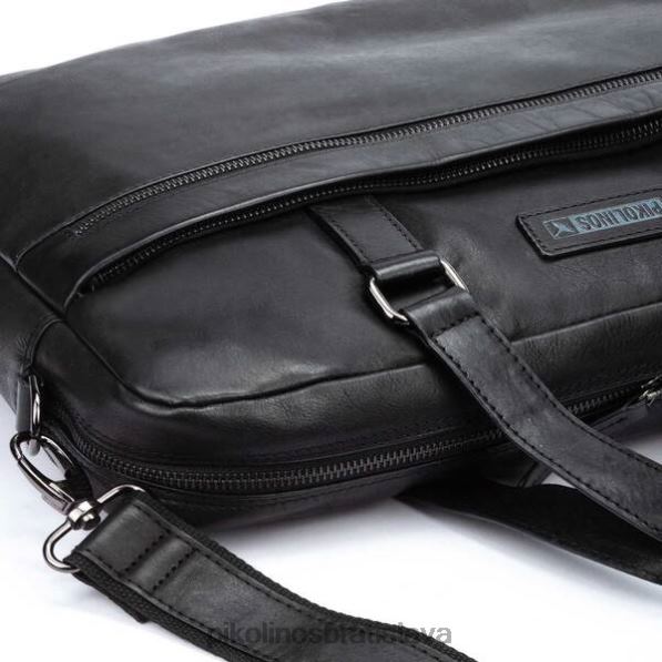 príslušenstvo čierna Pikolinos 640B4664 belmonte kožená taška belmonte muži