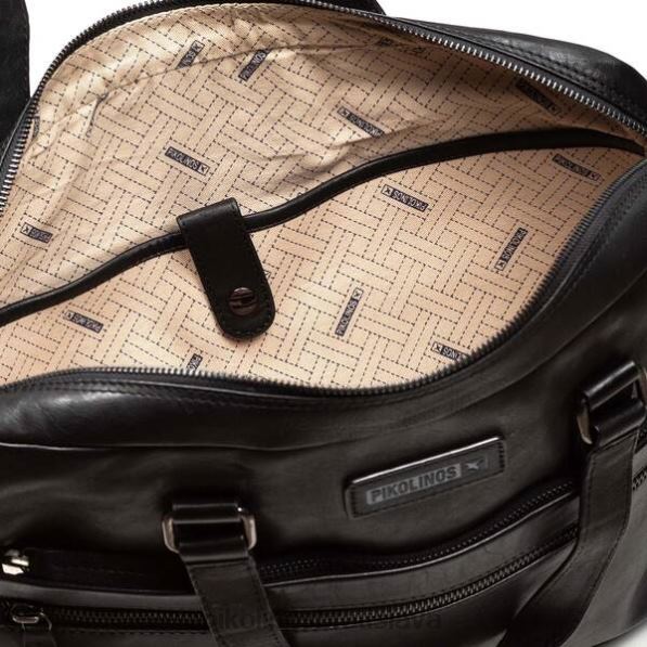 príslušenstvo čierna Pikolinos 640B4664 belmonte kožená taška belmonte muži