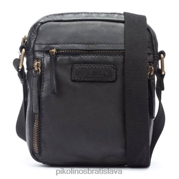 príslušenstvo čierna Pikolinos 640B4672 taška cez rameno rioja s rôznymi vreckami na zips muži