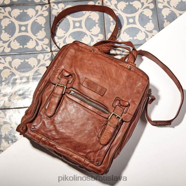 príslušenstvo koňak Pikolinos 640B4678 caimari praná linková taška muži