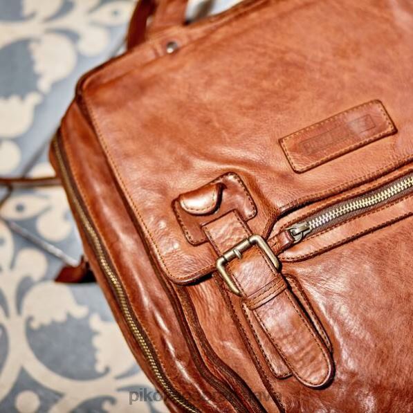 príslušenstvo koňak Pikolinos 640B4678 caimari praná linková taška muži