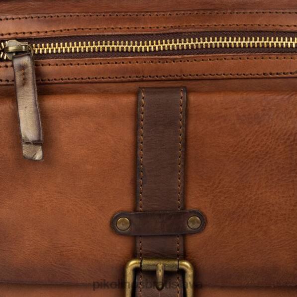 príslušenstvo koňak Pikolinos 640B4681 caimari praná linková taška muži