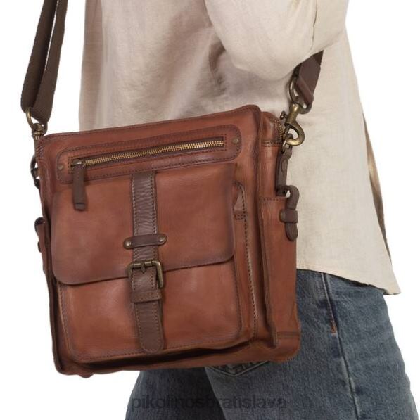 príslušenstvo koňak Pikolinos 640B4681 caimari praná linková taška muži