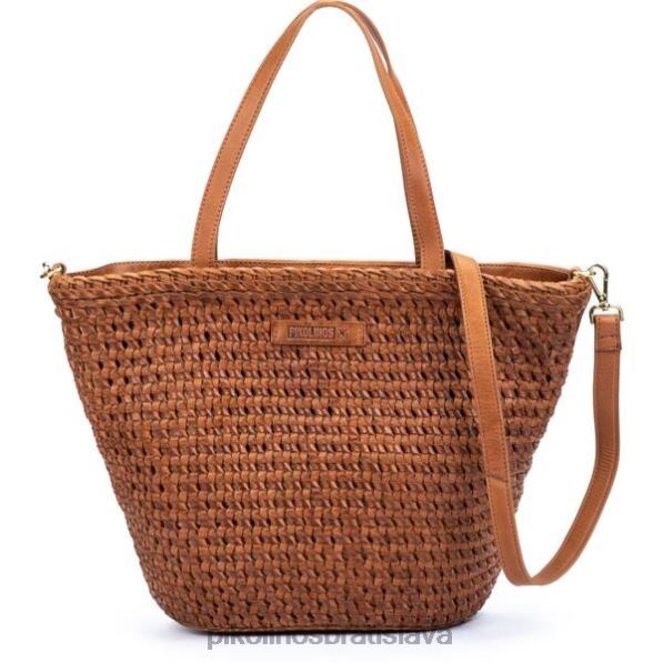 príslušenstvo brandy Pikolinos 640B4402 selva pletená kožená kabelka ženy