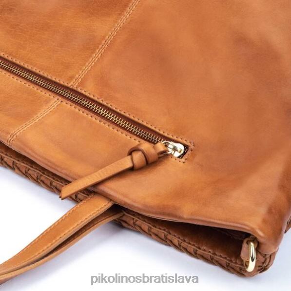 príslušenstvo brandy Pikolinos 640B4402 selva pletená kožená kabelka ženy