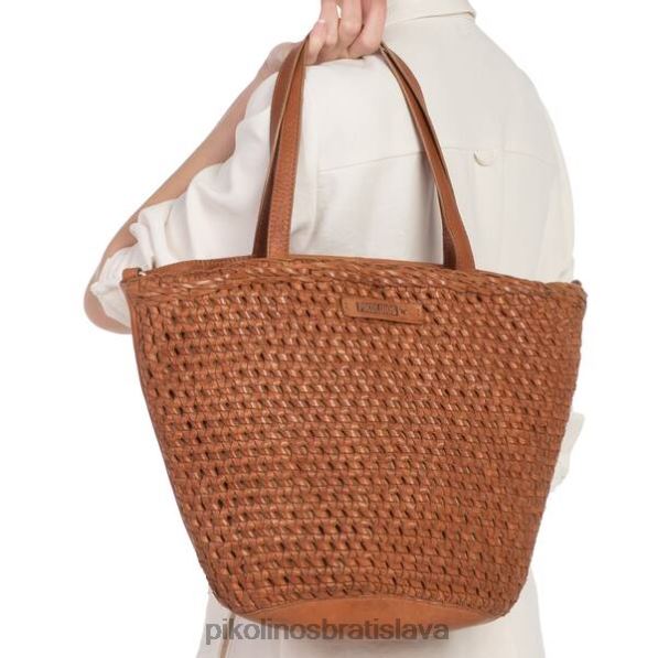 príslušenstvo brandy Pikolinos 640B4402 selva pletená kožená kabelka ženy