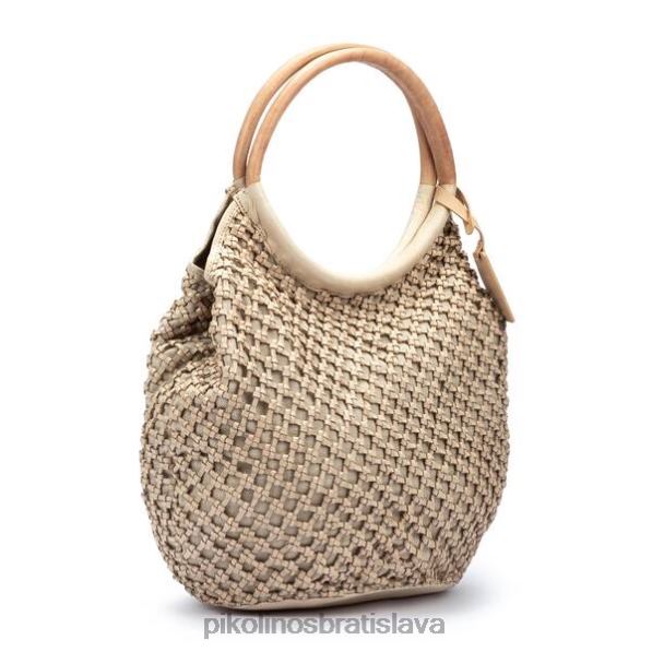 príslušenstvo marfil Pikolinos 640B4384 Pletená kožená taška miramar ženy