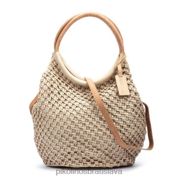 príslušenstvo marfil Pikolinos 640B4384 Pletená kožená taška miramar ženy