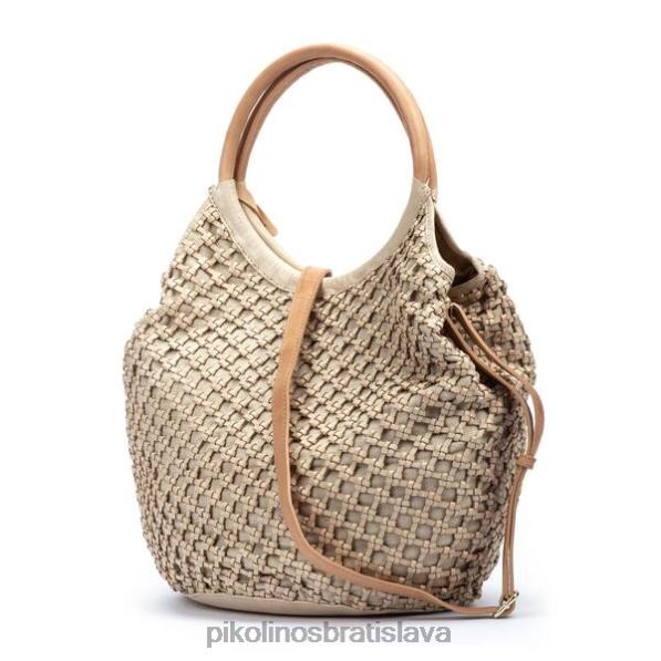 príslušenstvo marfil Pikolinos 640B4384 Pletená kožená taška miramar ženy
