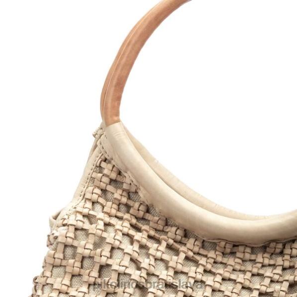 príslušenstvo marfil Pikolinos 640B4384 Pletená kožená taška miramar ženy