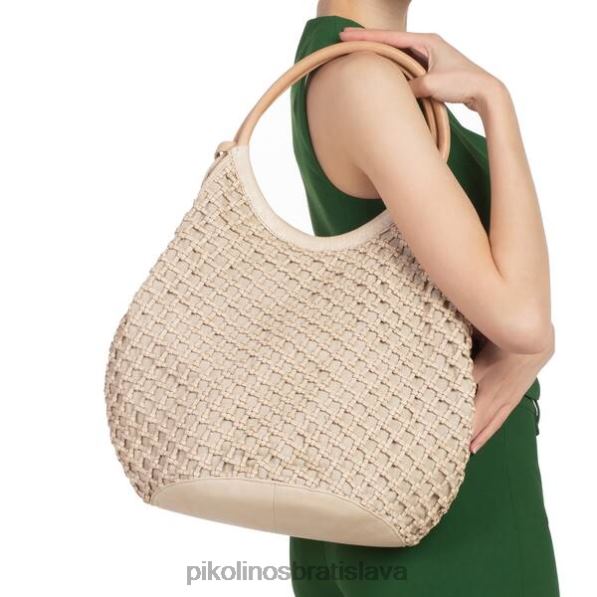 príslušenstvo marfil Pikolinos 640B4384 Pletená kožená taška miramar ženy