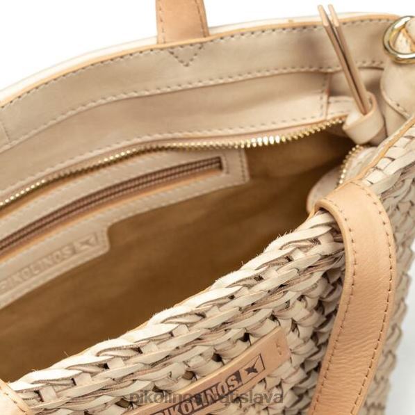 príslušenstvo marfil Pikolinos 640B4385 selva dámska pletená kožená kabelka ženy