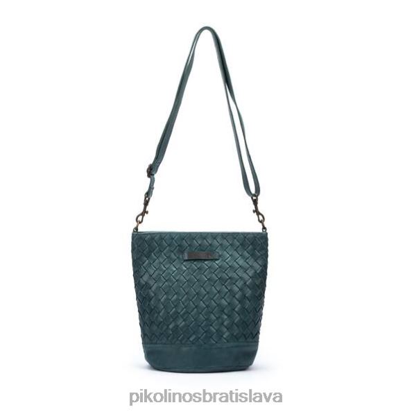 príslušenstvo rieka Pikolinos 640B4382 Kožená taška faura so zapleteným vzorom ženy