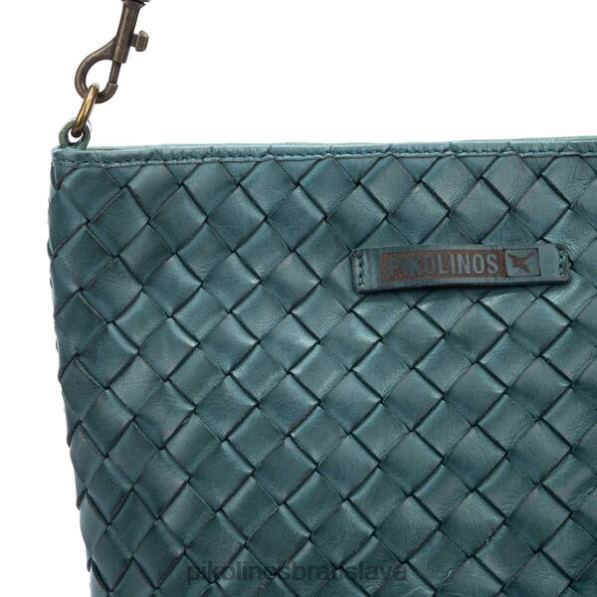 príslušenstvo rieka Pikolinos 640B4382 Kožená taška faura so zapleteným vzorom ženy