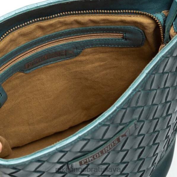 príslušenstvo rieka Pikolinos 640B4382 Kožená taška faura so zapleteným vzorom ženy