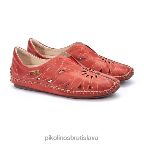 obuv čerešňa Pikolinos 640B4162 kožený mokasín jerez jerez ženy