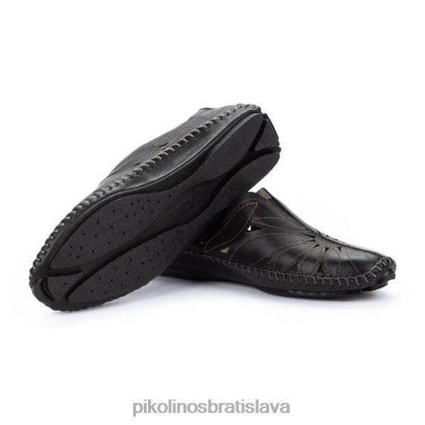 obuv čierna Pikolinos 640B4143 kožený mokasín jerez jerez ženy