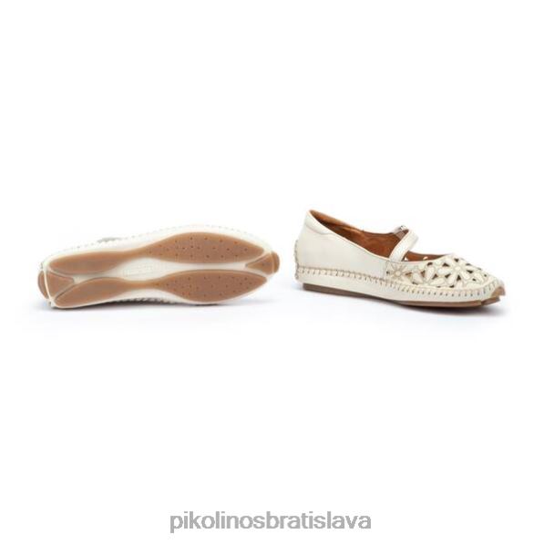 obuv nata Pikolinos 640B4800 Jerez kožené balerínky s vysekávaným kvetinovým vzorom ženy