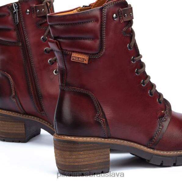 obuv arcilla Pikolinos 640B4266 san sebastian stredne dlhé drevené čižmy na strednom opätku ženy