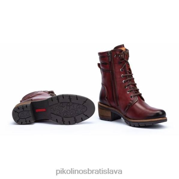 obuv arcilla Pikolinos 640B4266 san sebastian stredne dlhé drevené čižmy na strednom opätku ženy