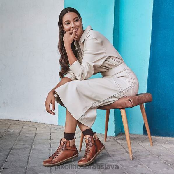 obuv brandy Pikolinos 640B4195 kožené členkové topánky lagos lagos ženy