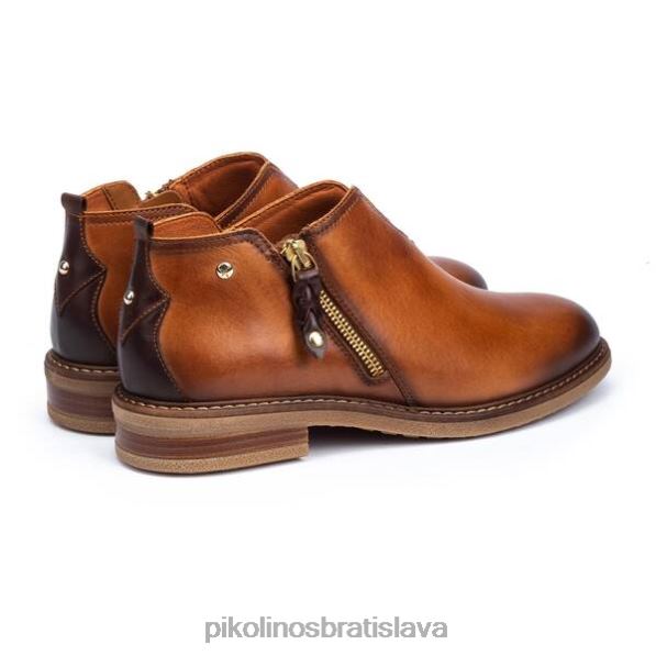 obuv brandy Pikolinos 640B4269 aldaya ploché členkové čižmy strihu do V s bočným zipsom ženy