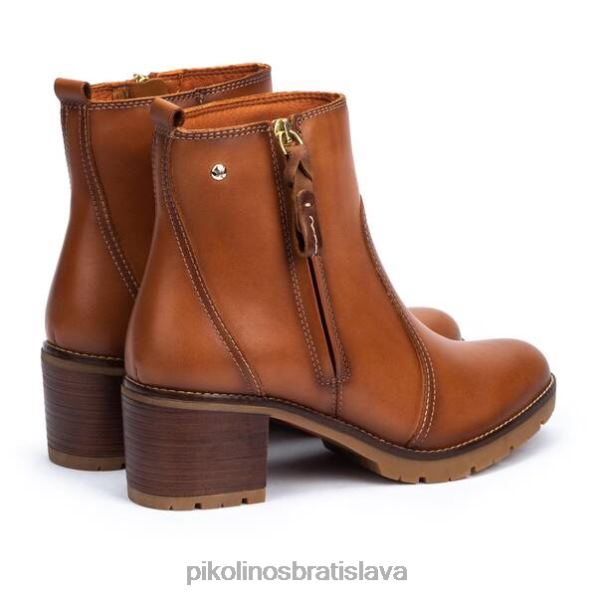obuv brandy Pikolinos 640B4323 kožené čižmy llanes s bočným zipsom ženy