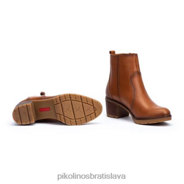 obuv brandy Pikolinos 640B4323 kožené čižmy llanes s bočným zipsom ženy