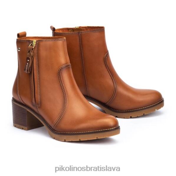 obuv brandy Pikolinos 640B4323 kožené čižmy llanes s bočným zipsom ženy