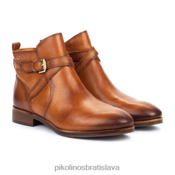 obuv brandy Pikolinos 640B4355 kráľovská kožená členková obuv ženy